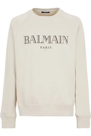 Balmain Sweatshirts & Hoodies, Herr, S, Bomull, Vintage sweatshirt