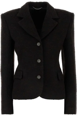 MAGDA BUTRYM Jacka, Dam, S, Brun Boucle Blazer för Kvinnor