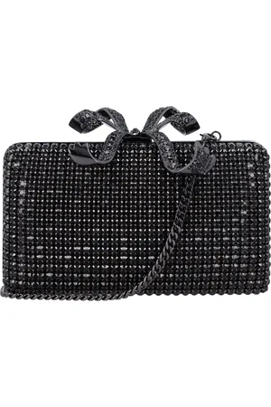 Self-Portrait Väska, Dam, ONE Size, Svart Kristallbox Clutch Handväska