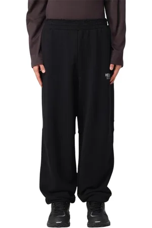 Helmut Lang Byxor, Herr, S, Bomull, Svarta Joggers för Män