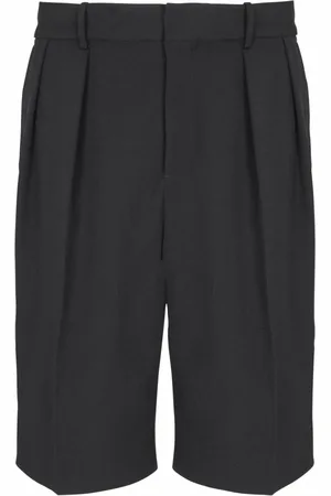 Balmain Shorts, Herr, L, Grain de poudre veckad Bermuda shorts