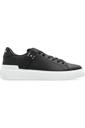 Balmain Skor, Herr, 45 EU, Läder, Sneakers B-Court B-Buzz