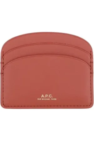 A.P.C. Accessoarer, Dam, ONE Size, Läder, Läderkorthållare Plånbok