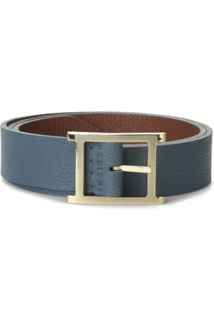 Orciani Accessoarer, Herr, 95 CM, Läder, Marinblå Sigaro Reversibelt Läderbälte