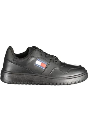 Tommy Hilfiger Skor, Dam, 38 EU, Polyester, Svart Polyester Sneaker med Snören