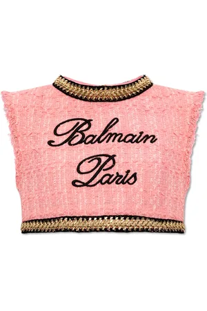Balmain Topp, Dam, M, Tweed, Tweed crop top