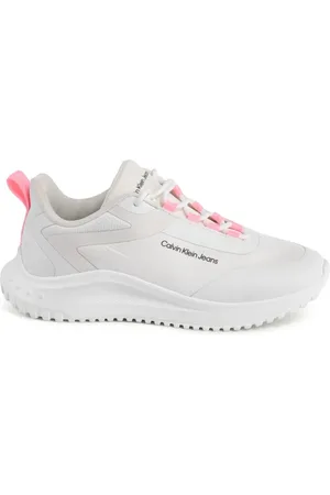 Calvin Klein Skor, Dam, 41 EU, Polyester, Vita Polyester Sneakers Design