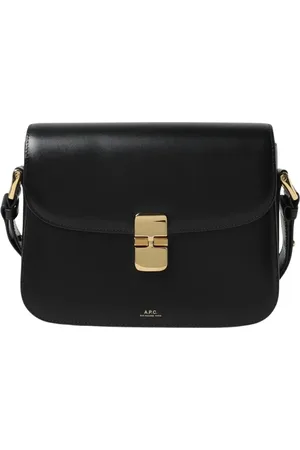 A.P.C. Väska, Dam, ONE Size, Läder, Svart läder axelväska