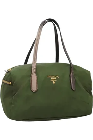Prada Pre-owned, Dam, ONE Size, Nylon, Pre-owned Nylon handvskor