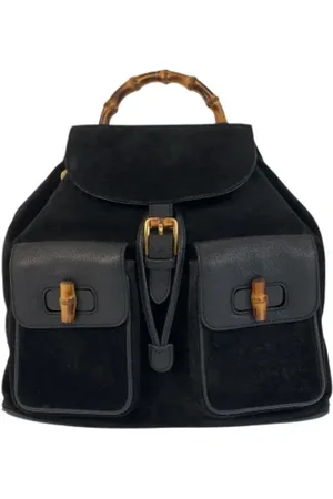 Gucci Pre-owned, Dam, ONE Size, Mocka, Pre-owned Mocka ryggsckar