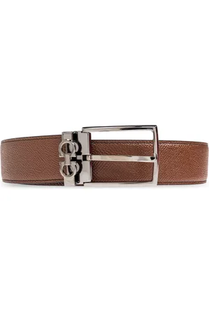 Salvatore Ferragamo Accessoarer, Herr, 85 CM, Läder, Dubbel-sidig rem