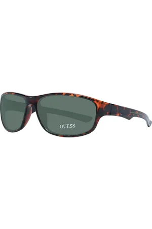 Guess Accessoarer, unisex, ONE Size, Brun Unisex Solglasögon Rektangulär Stil