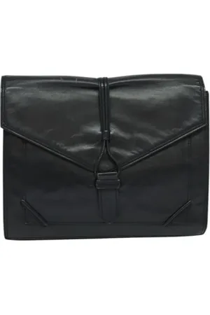 Saint Laurent Pre-owned, Dam, ONE Size, Pre-owned Laeder kuvertvskor