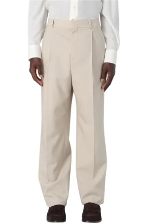 Saint Laurent Byxor, Herr, L, Veckade Avslappnade Byxor
