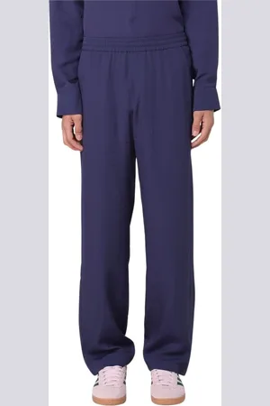 Msgm Byxor, Herr, XL, Blå Casual Byxor för Män