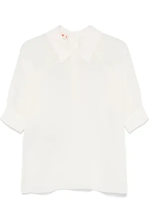 Marni Blusar & Skjortor , Dam, S, Vit Topp Modestil