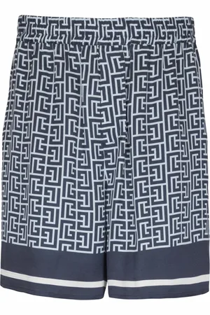 Balmain Shorts, Herr, XL, Flowing monogrammed shorts