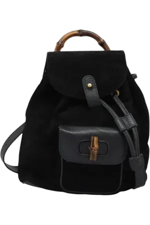 Gucci Pre-owned, Dam, ONE Size, Mocka, Pre-owned Mocka ryggsckar