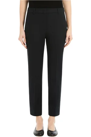 Max Mara Byxor, Dam, L, Bomull, Eleganta Byxor