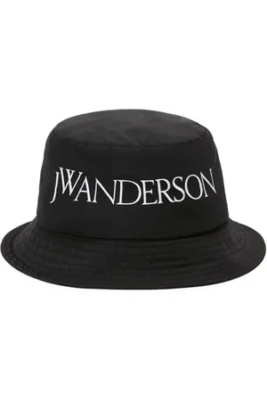 J.W.Anderson Accessoarer, unisex, M/L, Polyester, Svart Bucket Hat för en Stilsäker Look