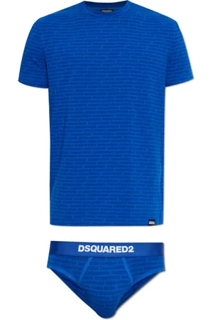 Dsquared2 Pyjamaser & Lounge, Herr, M, Bomull, Set: T-shirt och briefs