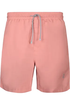 Brunello Cucinelli Badkläder, Herr, L, Nylon, Rosa Badshorts Lättviktigt Nylon Dragsko