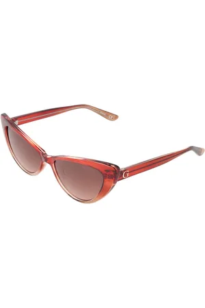Guess Accessoarer, Dam, ONE Size, Burgundy Cat Eye Solglasögon