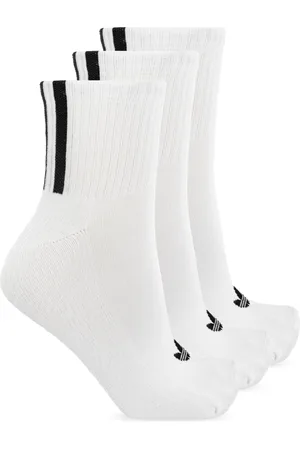 adidas Underkläder, Herr, L, Bomull, Trippelpack strumpor med logotyp