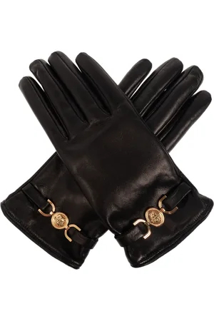VERSACE Accessoarer, Dam, 6 1/2 IN, Läder, Läderhandskar