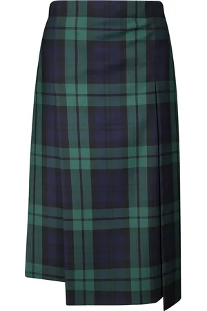 SETCHU Kjol, Dam, 3Xs, Tartan Midi Kjol