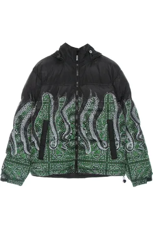 Octopus Jacka, Herr, XS, Polyester, Svart Bandana Dunjacka