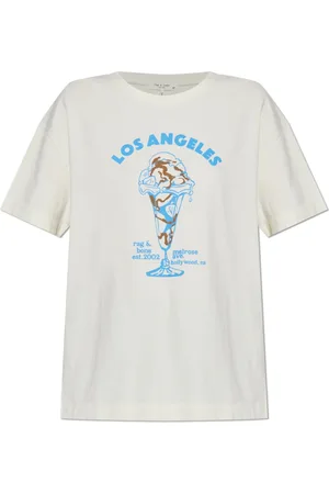 RAG&BONE Topp, Dam, XS, Bomull, T-shirt med tryck