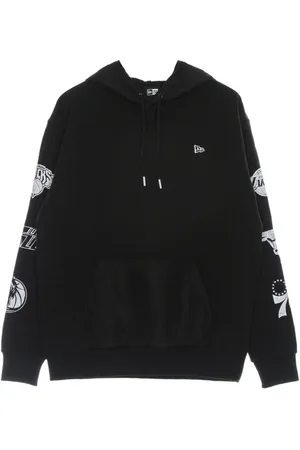 New Era Sweatshirts & Hoodies, Herr, XS, Bomull, NBA Distressed Sleeve Print Hoodie