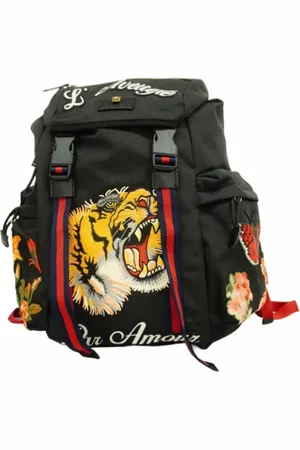 Gucci Pre-owned, Dam, ONE Size, Nylon, Pre-owned Nylon gucci-vskor