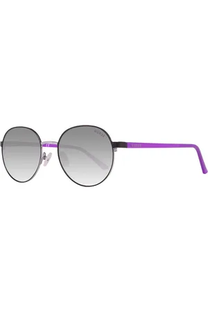 Guess Accessoarer, unisex, ONE Size, Svart Unisex Runda Solglasögon Gradient