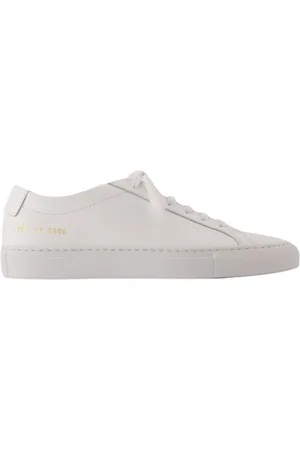 COMMON PROJECTS Skor, Dam, 40 EU, Läder, Vita Läder Låga Sneakers