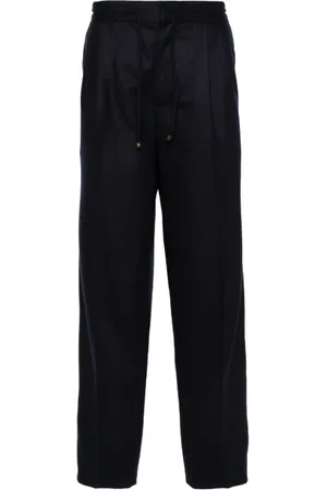 Brunello Cucinelli Byxor, Herr, 2Xl, Bomull, Ullplisserade Byxor