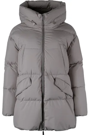 MOORER Jacka, Dam, 2Xs, Polyester, Huva Dunjacka med fickor