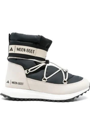 Moon Boot Skor, Dam, 38 1/2 EU, Höga Moonboost Stövlar Kärna Svart/Klar Brun