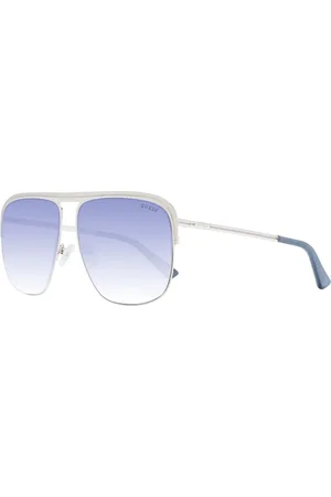 Guess Accessoarer, unisex, ONE Size, Guld Aviator Solglasögon Blå Gradient