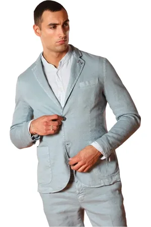 Masons Jacka, Herr, 2Xl, Bomull, Sommar Herr Linne Bomull Blazer