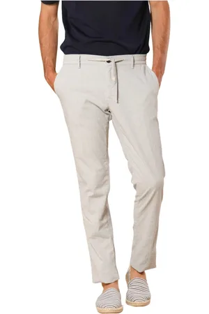 Masons Byxor, Herr, XL, Bomull, Slim Fit Micro Star Print Chino Byxor