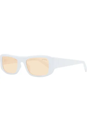 Guess Accessoarer, Herr, ONE Size, Vita Unisex Solglasögon Rektangulär Stil