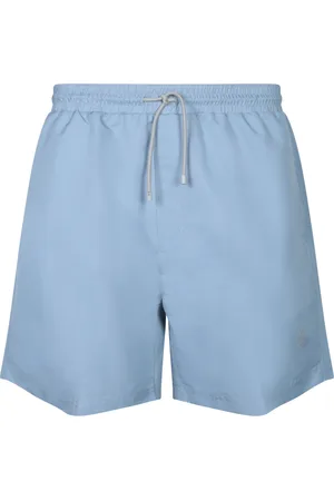 Brunello Cucinelli Badkläder, Herr, L, Läder, Blå badkläder för män Ss25