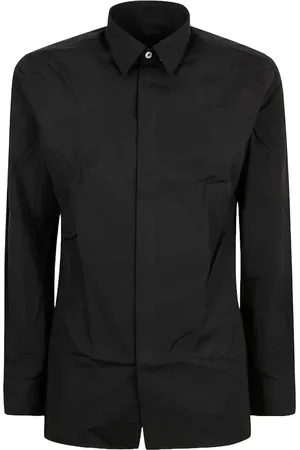 Givenchy Skjorta, Herr, L, Bomull, Broderad Långärmad Modern Skjorta
