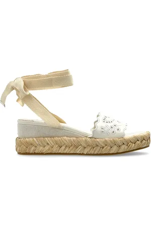 Jimmy Choo Skor, Dam, 41 EU, Läder, Kil sandaler Arlee