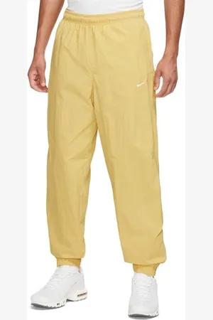 Nike Byxor, Herr, L, Polyester, Gul Vävd Track Pant