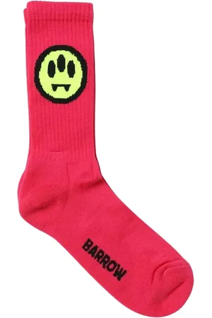 BARROW Underkläder, Herr, ONE Size, Bomull, Röda Smiley Crew Socks