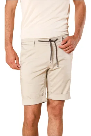 Masons Shorts, Herr, 3Xl, Bomull, Slim Fit Resa Chino Jogger Bermuda