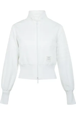 Thom Browne Sweatshirts & Hoodies, Dam, 3Xs, Huvtröja med fickor och långa ärmar